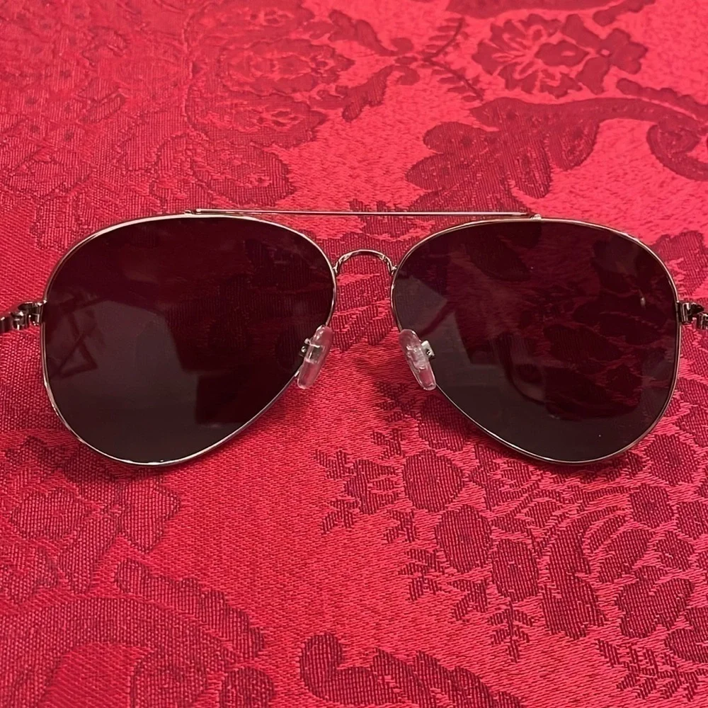 Brand New Floats Komodo Polarized Aviators Sunglasses Metal Silver Tone Frame